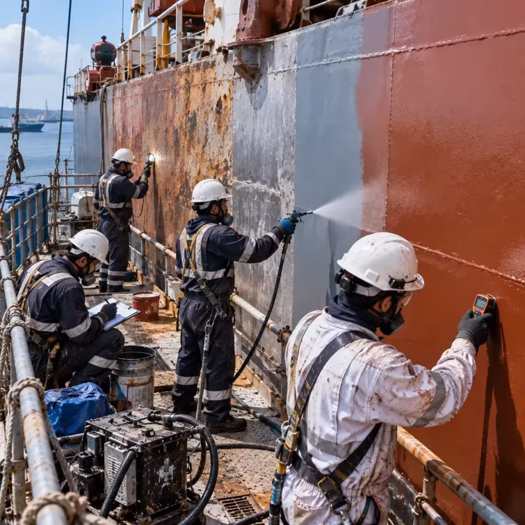Marine Chipping & Painting Support